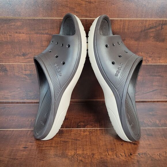 Crocs Classic Slide Sandals Brown Tan Mens Size 12 - Picture 7 of 10